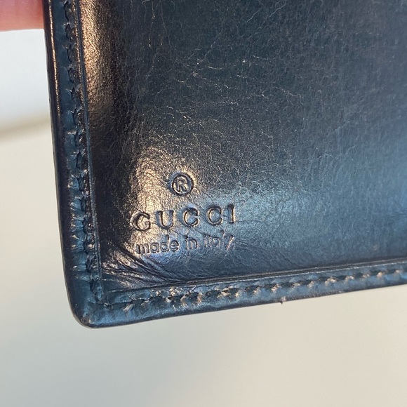 Vintage GUCCI Tom Ford Era Leather Bifold Long Wallet - Picture 4 of 14